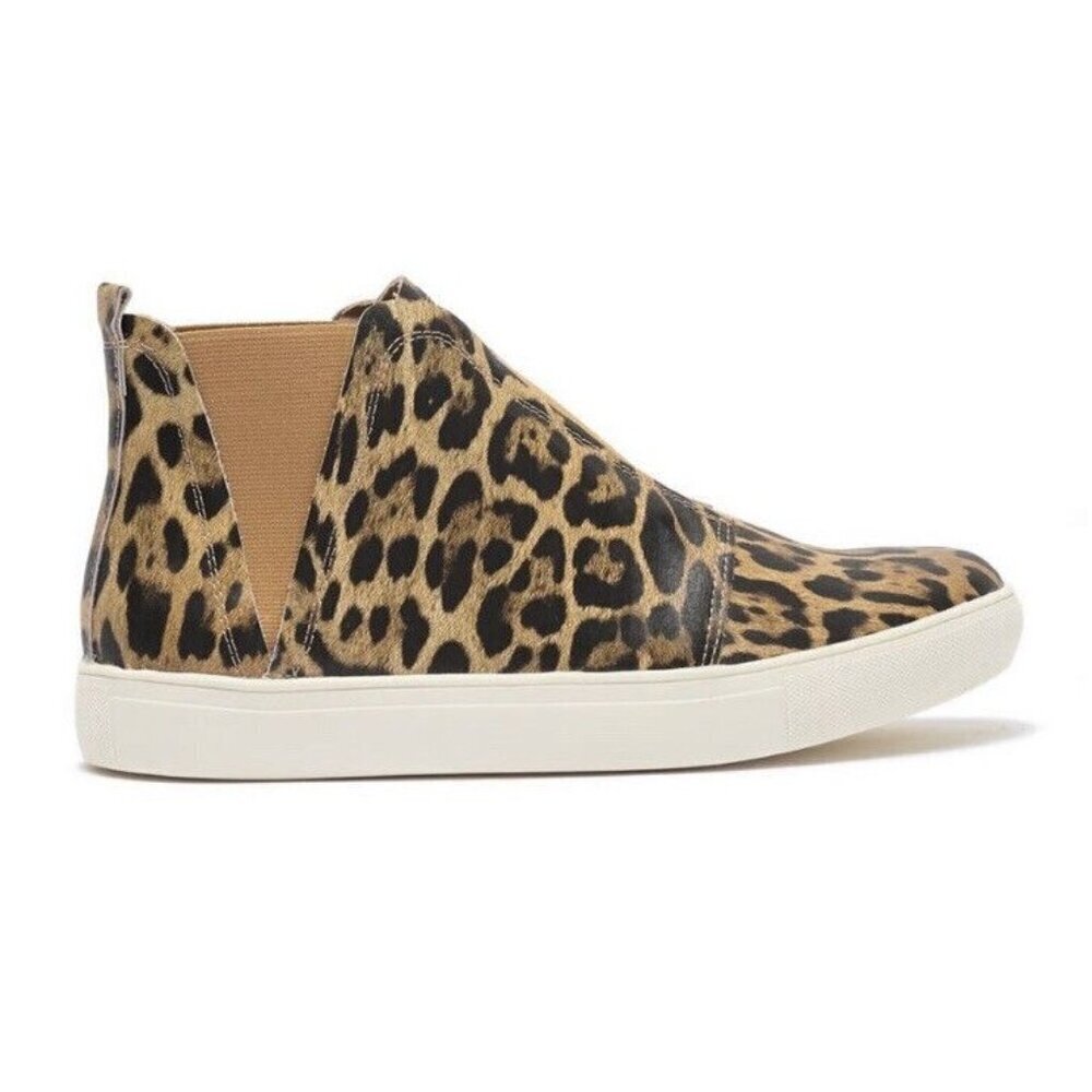 Coconuts by Matisse Love Worn Pull On Sneakers sz 8.5‎ Brand New Leopard Print